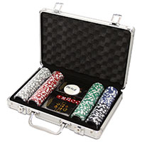 Фотография Набор из 200 премиальных фишек для покера с номиналом (Premium) [=city]