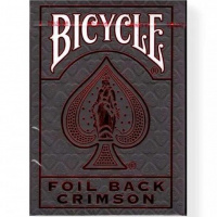 Фотография Карты Bicycle MetalLuxe Crimson Rider Back - красные [=city]